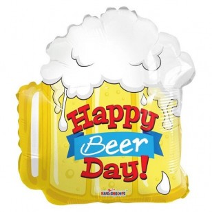 Happy Beer-Day Birthday Balloon